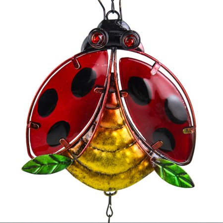 Garden Metal Ladybug Wind Chime