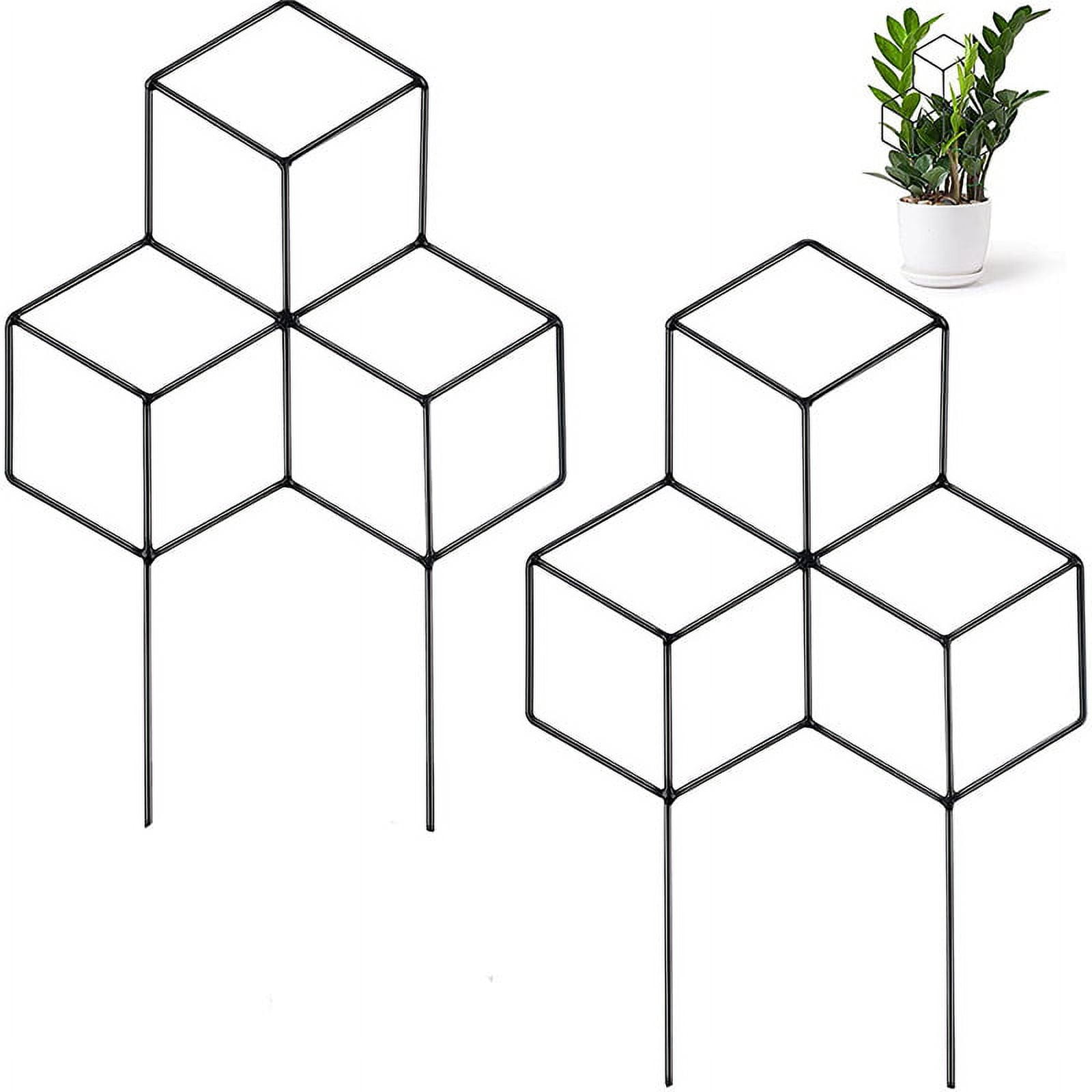 Garden Metal Trellis, LatticeShaped Plant Support Trellis for Indoor