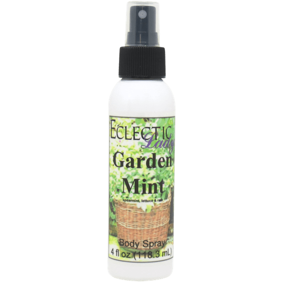 Garden Mint Body Spray, Eclectic Lady, Hydrating Mist, Unisex, 16 oz