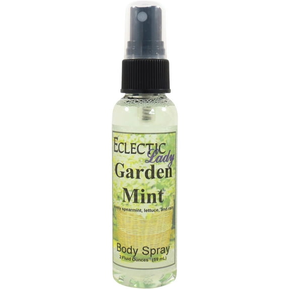 Garden Mint Body Spray, Eclectic Lady, Hydrating Mist, Unisex, 2 oz