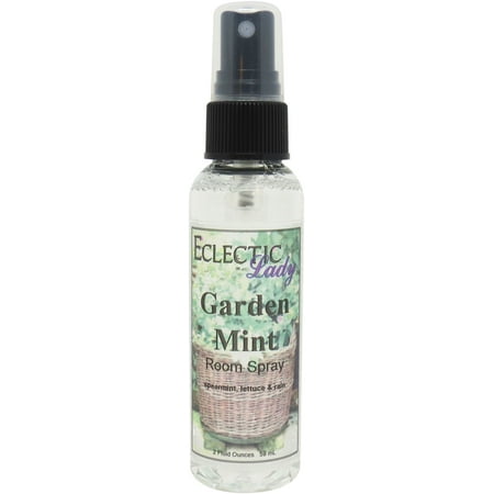 Garden Mint Room Spray by Eclectic Lady, 2 Ounces, Fragrant Aromatic Room Mist For Home, Room, Office