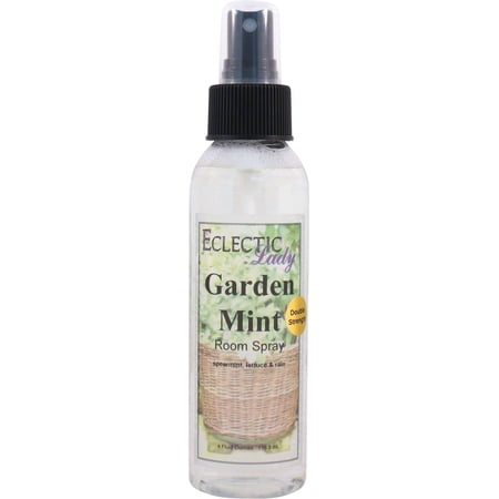 Garden Mint Room Spray by Eclectic Lady (Double Strength), 4 Ounces, Fragrant Aromatic Room Mist For Home, Room, Office