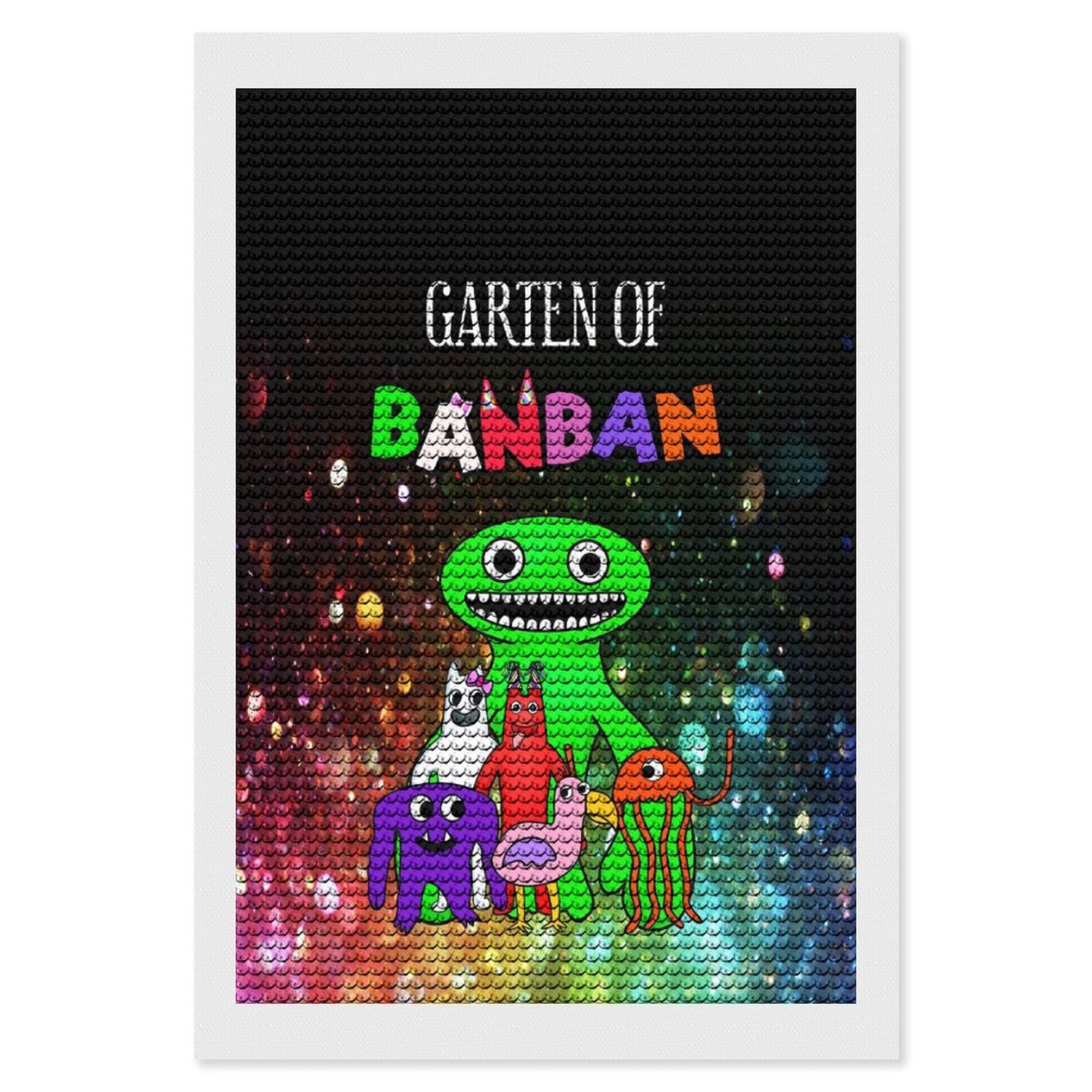 Garden Monster Animal Banban Diamond Art Kits for Adults Kids,DIY 5D ...