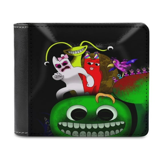 Garden Monster Animal Banban Wallet for Men Leather Purse Clutch Card ...