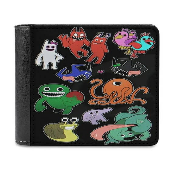 Garden Monster Animal Banban Wallet for Men Leather Purse Clutch Card ...