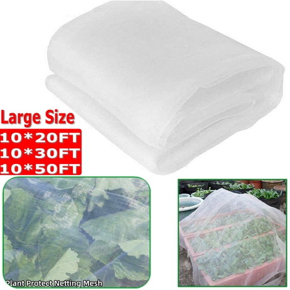 Garden Mosquito Bug Bird Insect Netting Net Protect Plant Vegetables Fruits Flowers Crops 10*30ft