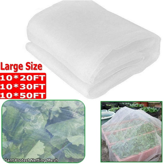 Garden Mosquito Bug Bird Insect Netting Net Protect Plant Vegetables Fruits Flowers Crops 10*50ft