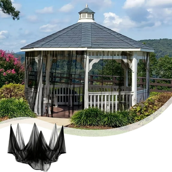 Garden Mosquito Netting, 7.8x13ft Fly Insect Bird Net Garden Mesh Screen Barrier, Mosquito Netting Garden Mesh Netting for Patio, Porch, Gazebo, Canopy, Protecting Vegetables Fruits Plants