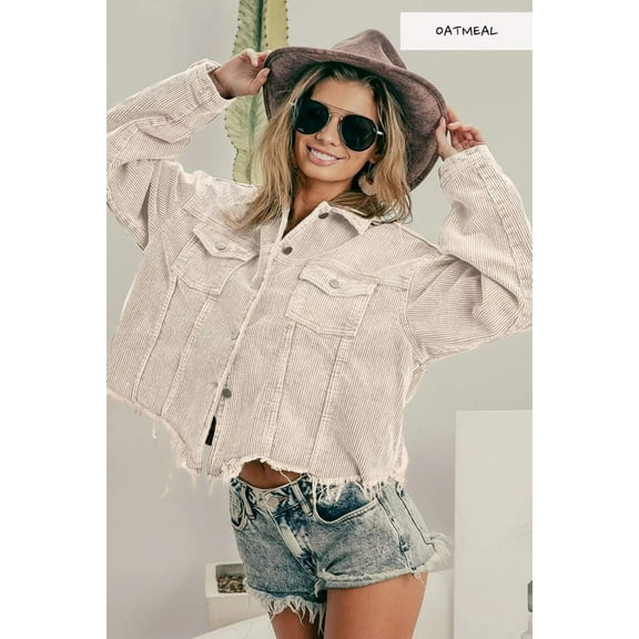 Garden Naked Vintage Washed Corduroy Jacket