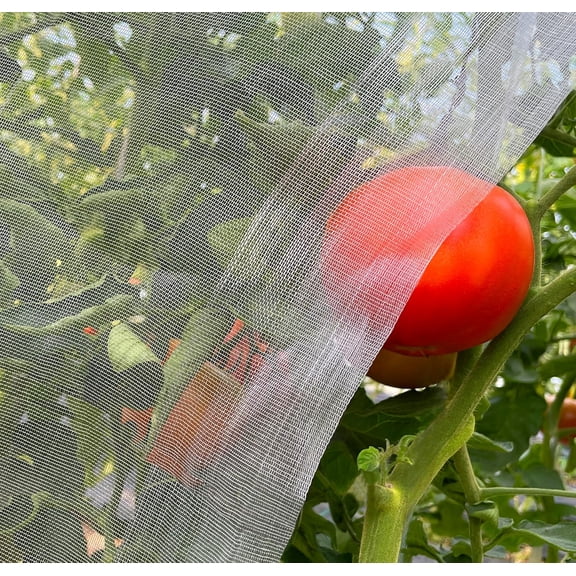 Garden Netting, 10'x20' Ultra Fine Insect Netting for Plants Trees Vegetables, Mesh Protection Netting Fruits Flowers Crops Greenhouse Row Covers Raised Beds Bug Screen Barrier Net