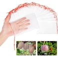 thumbnail image 2 of 50/100 Pcs Drawstring Garden Net Bags - Protect Fruits & Plants From Birds & Insects 2 of 12