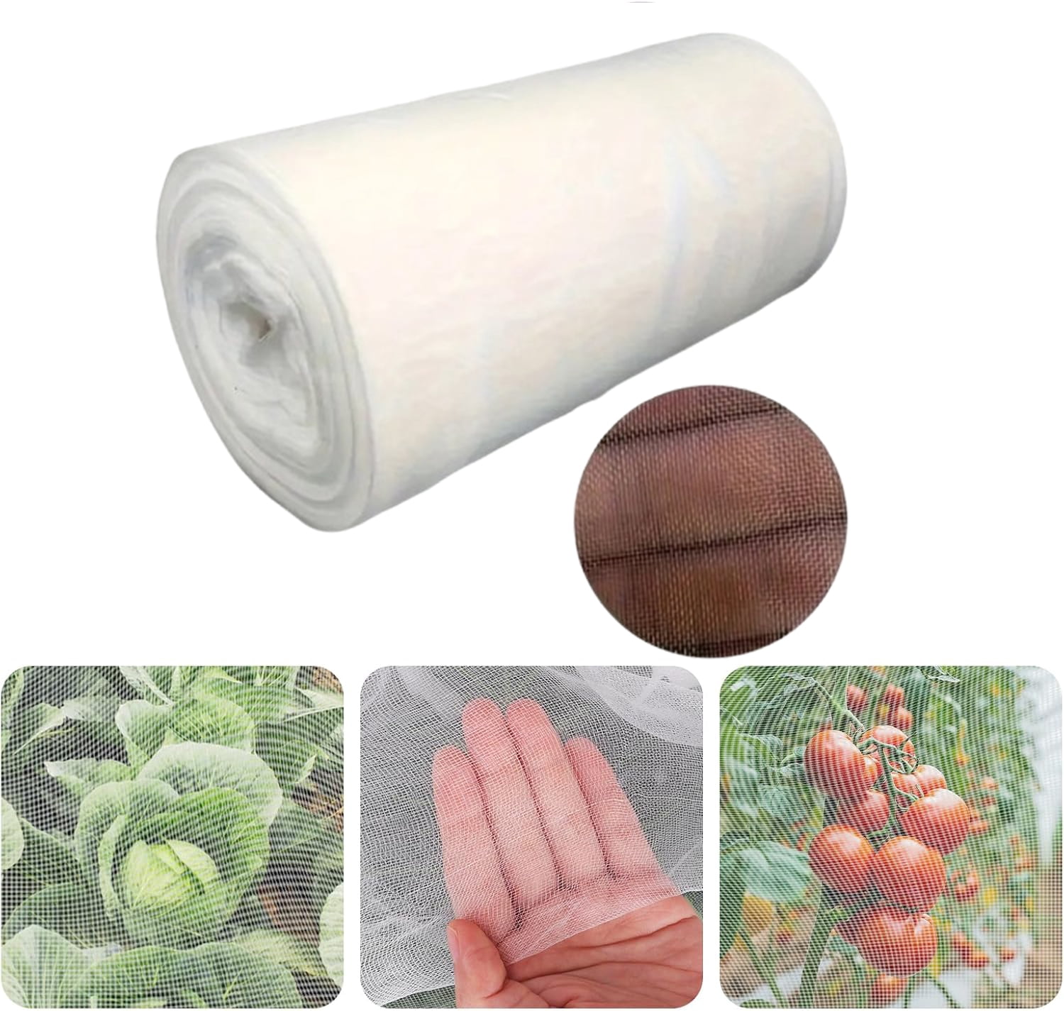 Garden Netting Mesh Barrier, Ultra Fine Mosquito Net for Patio,Garden Netting for Raised Beds,Fruit Tree Netting for Garden Protection Blueberry Bush Netting Cover/10*33 ft