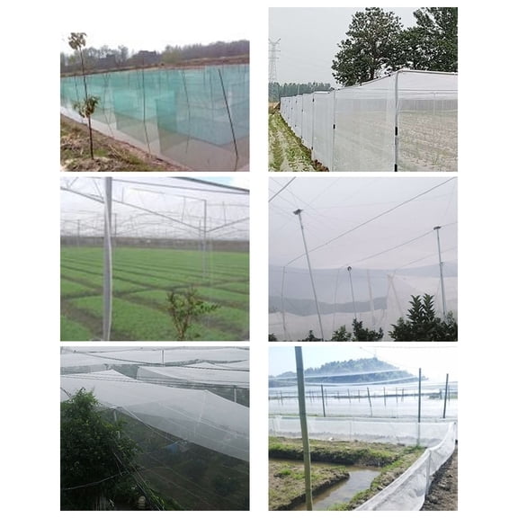 Garden Netting Mosquito Insect Birds Animals Barrier Protection Net Ultra Fine Garden Mesh Netting Covers for Vegetable Flowers Trees Greenhouse Row Coverï¼Multiple Sizesï¼