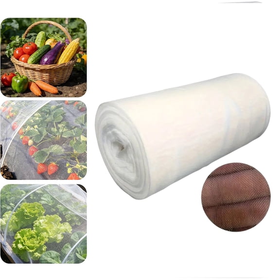 Garden Netting Pest Barrier Garden Mesh Netting Insect Netting Garden Neting for Raised Beds Garden Insect Barrier Plant Mesh Cover for Vegetable Flowers Fruits Plants Greenhouse/8*10 ft