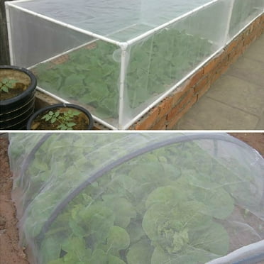 Garden Netting, Ultra Fine Garden Mesh Netting Greenhouse Protective Net, Trellis Netting Netting for Protect Vegetables Fruits Plant Flower Crops Screen  Net Row Covers,3.28x16.4ft