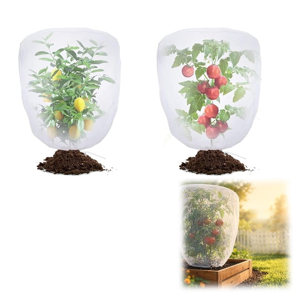 Garden Netting for Blueberry Bushes – Drawstring Pest Barrier Cover, Bird Netting for Tomatoes Vegetables Fruit Trees Plant Protection(1PC)