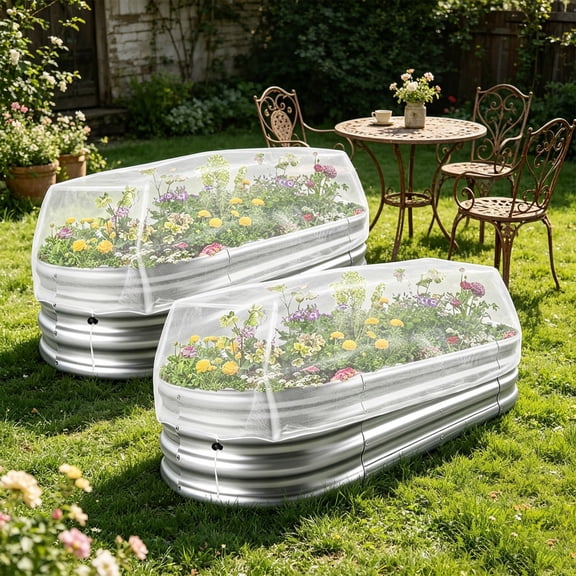 Garden Netting for Raised Beds Breathable Mesh Plant Cover with Drawstring Bird Insect Barrier Netting for Vegetables Fruits Crops Protection