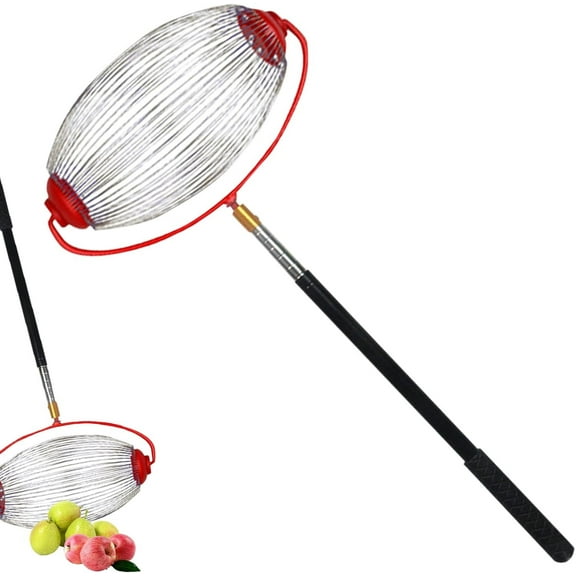 Garden Nut Gatherer and Picker Tool, Telescopic Roller Collector for Acorns, Walnuts, Hickory, and Chestnuts, Efficient Nut Harvesting and Cleanup for Yard or Orchard