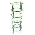 thumbnail image 1 of Garden Obelisk Trellis for Climbing Plants, GreenMetal Rustproof Plant Support, Tower Potted Cages for Flowers Fruits Vegetable Vines Indoor & Outdoor,7 inch Tall, Green, 1 of 9