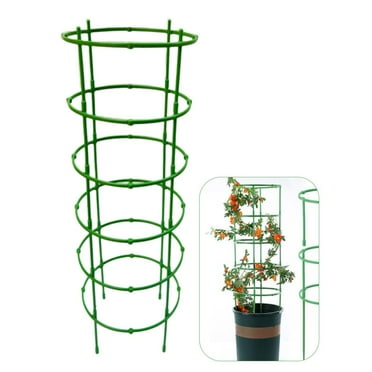 Garden Obelisk Trellis for Climbing Plants, GreenMetal Rustproof Plant Support, Tower Potted Cages for Flowers Fruits Vegetable Vines Indoor & Outdoor