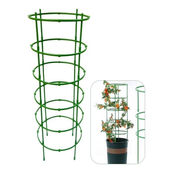 Garden Obelisk Trellis for Climbing Plants, Metal Rustproof Plant Support Rose Trellis, Tower Potted Cages for Flowers Fruits Vegetable Vines Indoor & Outdoor