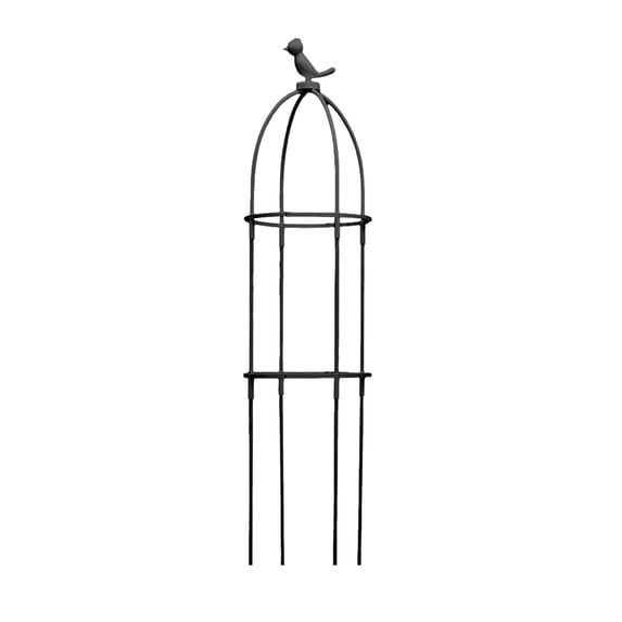 Garden Obelisk Trellis for Climbing Plants Outdoor ,37 Ft Rose Bush Round Trellis for Pots Rustproof Plant Flower Trellises for Clematis Vine Jasmine Support Outdoor Indoor
