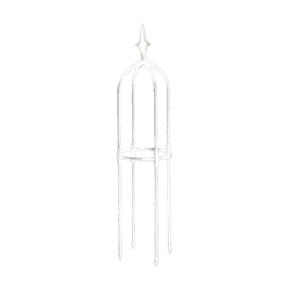 Garden Obelisk Trellis for Climbing Plants, Rose Bush Round Trellis for Pots, Plastic Plant Flower Trellises for Clematis Vine Jasmine Support Outdoor Indoor