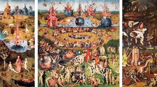 Garden Of Earthly Delights Canvas Art - Hieronymus Bosch (24 x 36)