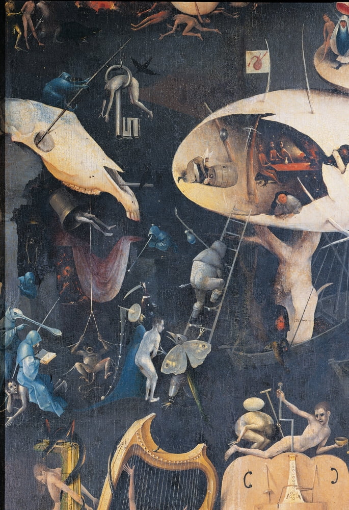 Garden Of Earthly Delights - Hell Music Canvas Art - (18 x 24)