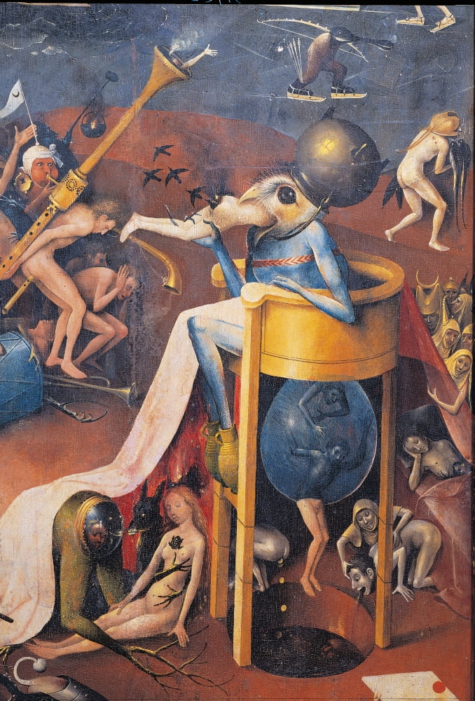 Garden Of Earthly Delights - Hell Music Canvas Art - (24 x 36)