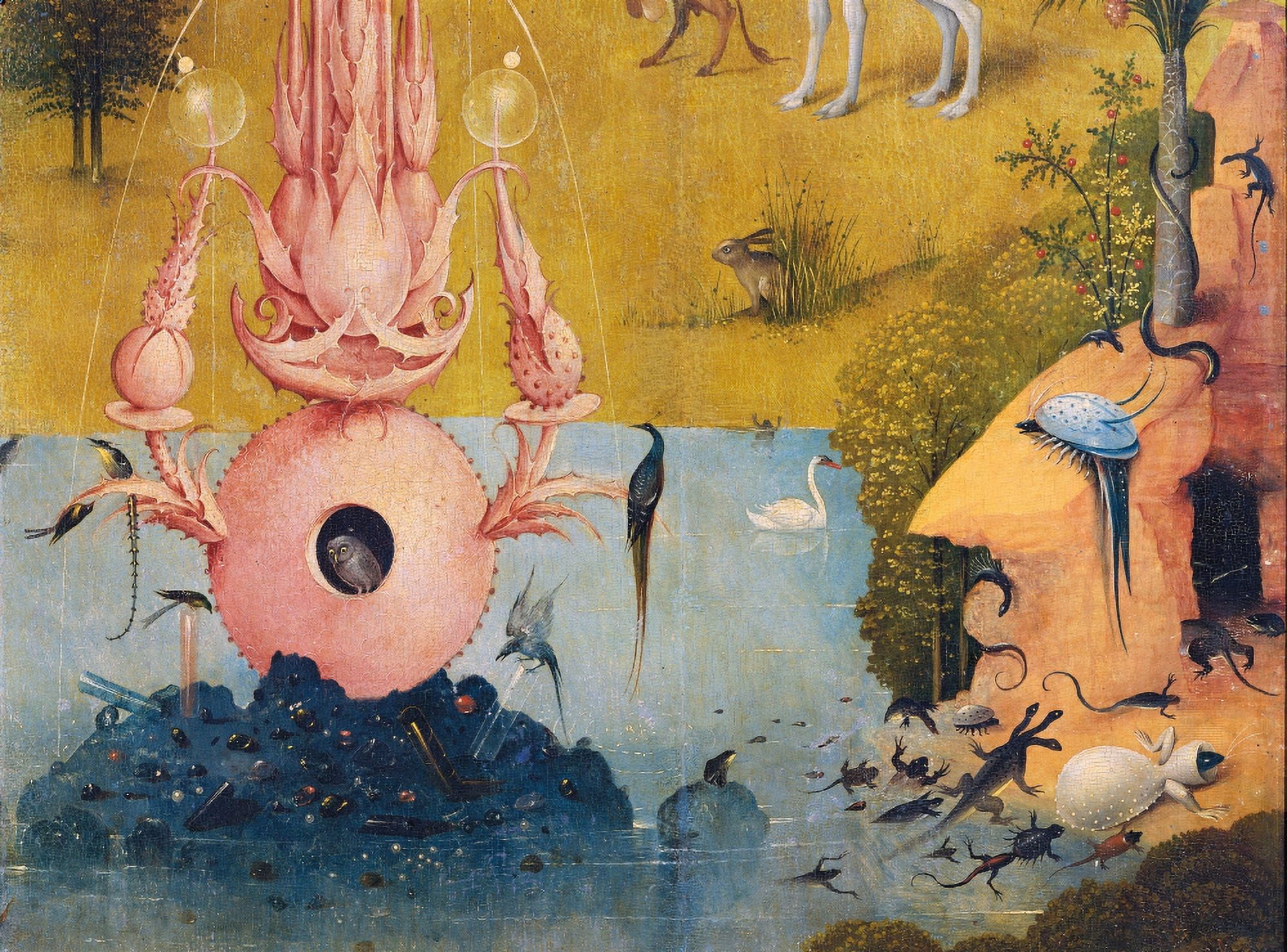 Garden Of Earthly Delights - The Garden Of Eden Canvas Art - (36 x 24)
