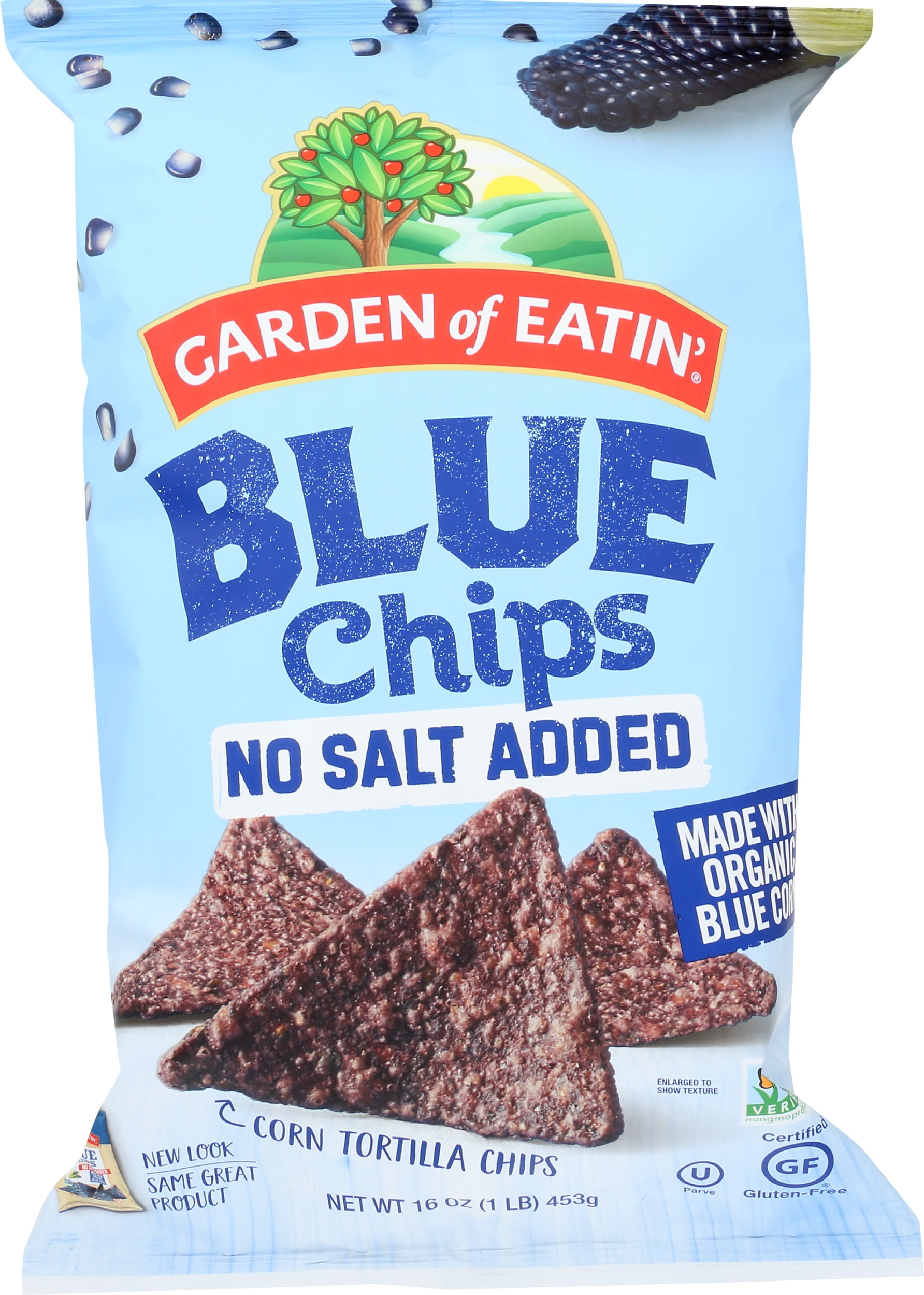 Garden Of Eatin No Salt Blue Tortilla Chips 16 Oz Pack Of 12