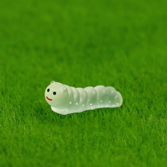 Garden Ornaments - Glow in the Dark Moss Style | Weather-Resistant Plastic | Multicolor | 3 pcs | 2.5x1.3 cm Each | Outdoor Garden Decor