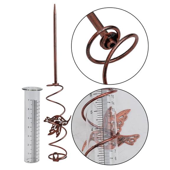 Garden Outdoor Weather Station Meteorological Measurer Vane Tool Wind Rain Gauge Measurement Tool For Garden Water Ground