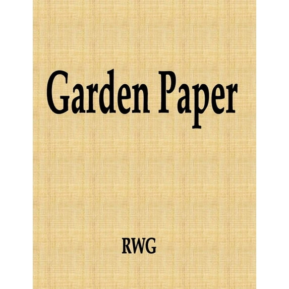 Garden Paper: 200 Pages 8.5" X 11" (Paperback)