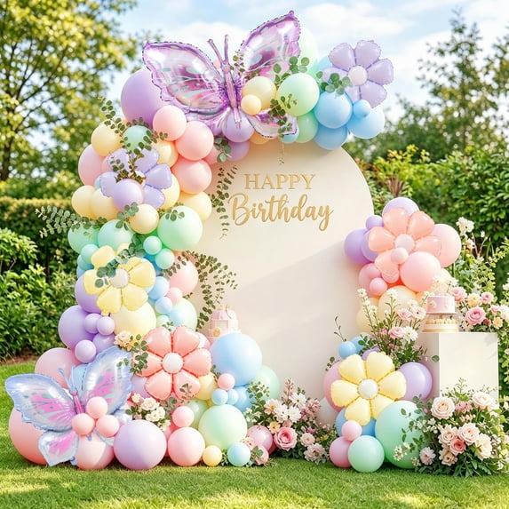garden-party-balloon-arch-kit-148pcs-for-garden-birthday-tea-party