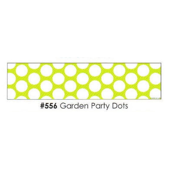 Garden Party Dots 3 Strips Edible Frosting Photo Cake Border Decoration