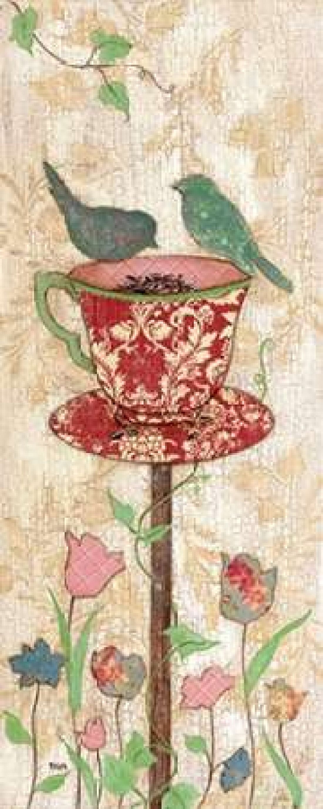 Garden Party I Canvas Art - Tava Studios (24 x 48)