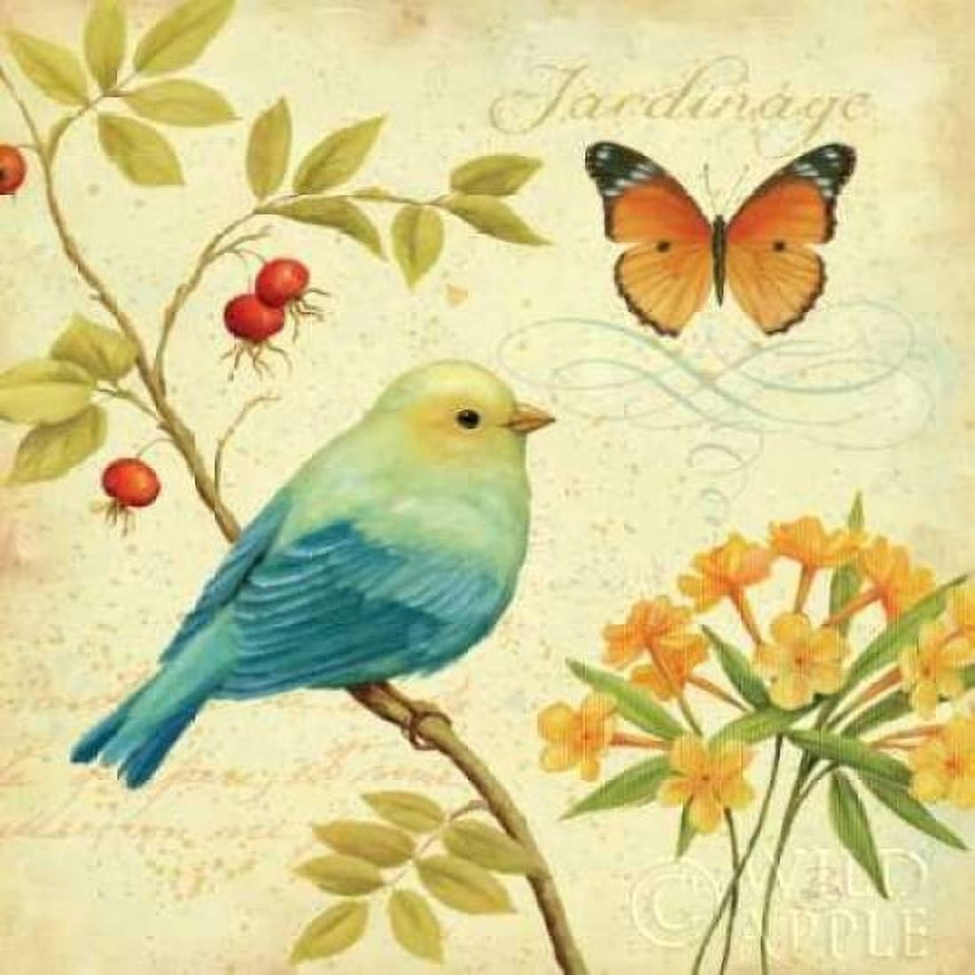 Garden Passion I Canvas Art - Daphne Brissonnet (24 x 24)