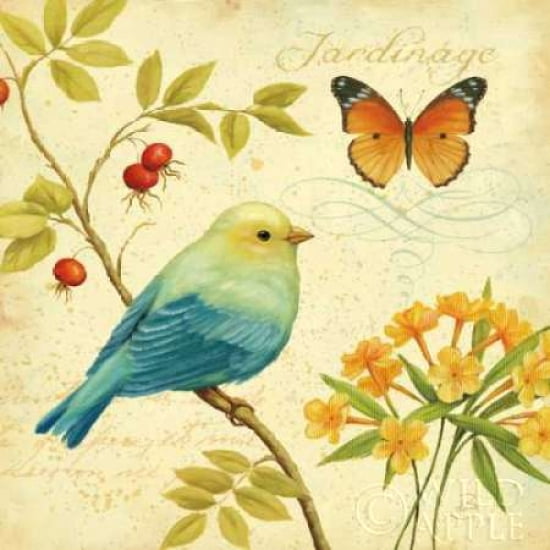 Garden Passion I Canvas Art - Daphne Brissonnet (24 x 24)