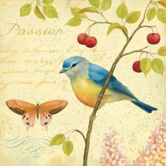 Garden Passion IV Canvas Art - Daphne Brissonnet (24 x 24)