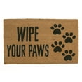 Garden Path Wipe Your Paws 18 in. x 30 in. Natural Coir Door Mat