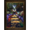 thumbnail image 1 of Garden Path at Giverny with Veine D'Or Bronze Scoop Frame 24"X36", 1 of 3