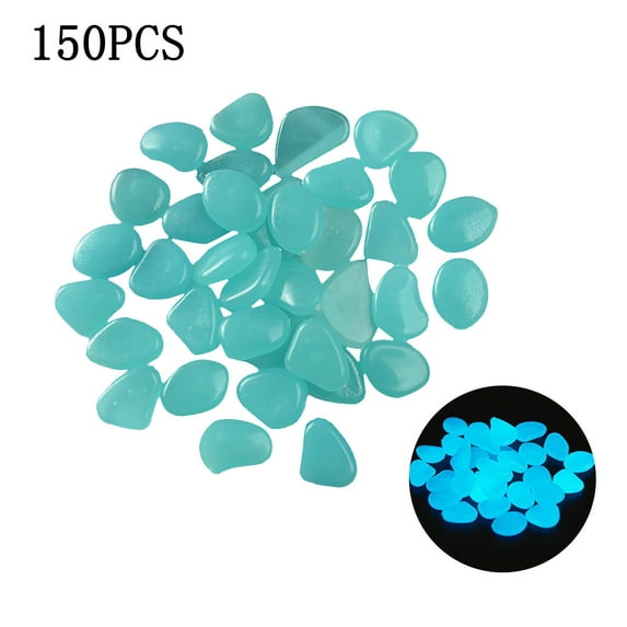 Garden Pebbles Glow Stones Rocks Luminous Pebbles for Walkways Outdoor Decor, Valentines Day Decorations: Glowing Stones