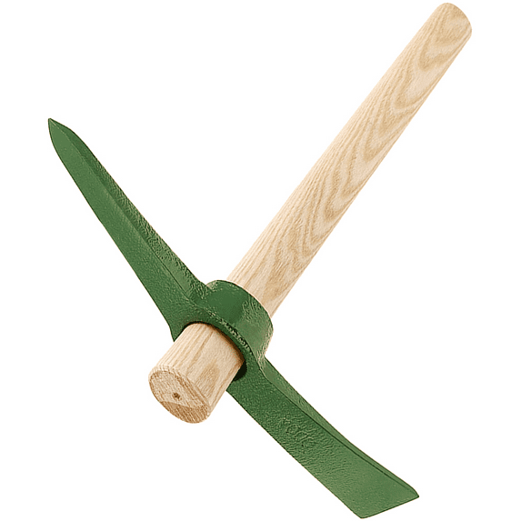 Garden Pick Household Hoe Handheld Vegetable Farming Gardening Digging Tool Steel Gadget Sturdy Pickaxe (Assorted Color)