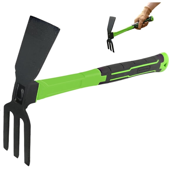 Garden Pick Mattock, Style 1, Double-Sided, Non-Slip Handle, 16.9 in