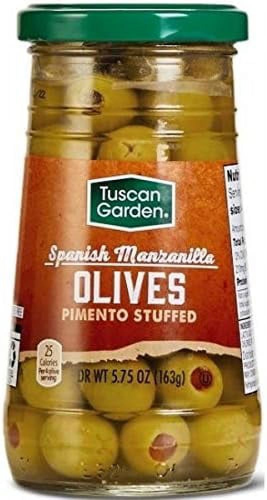 Garden Pimento Stuffed Spanish Manzanilla Olives 1 Jar (5.75 Oz