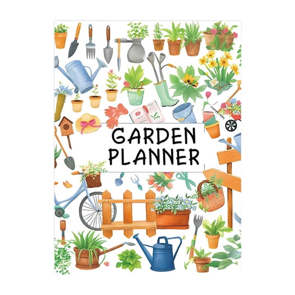 Garden Planner and Diary Book Monthly Gardening Organizer Notebook for Gardeners Flowers Vegetable Growing Plant Profiles