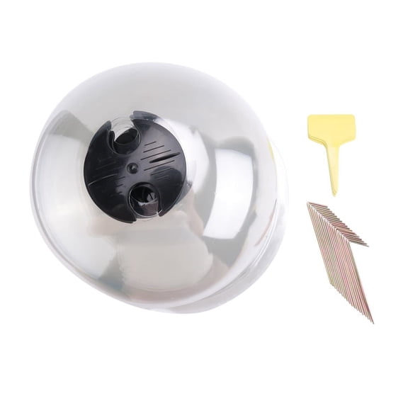 Garden Plant Cloche, 6 Pieces Plastic Plant Bell, Propagation Bells, Transparent Plant Dome Bell Cover for Warming