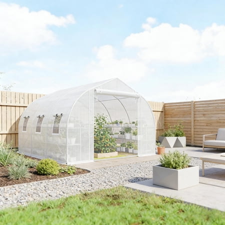 Garden Plant Hot House,Outdoor Walk-in Tunnel Greenhouse